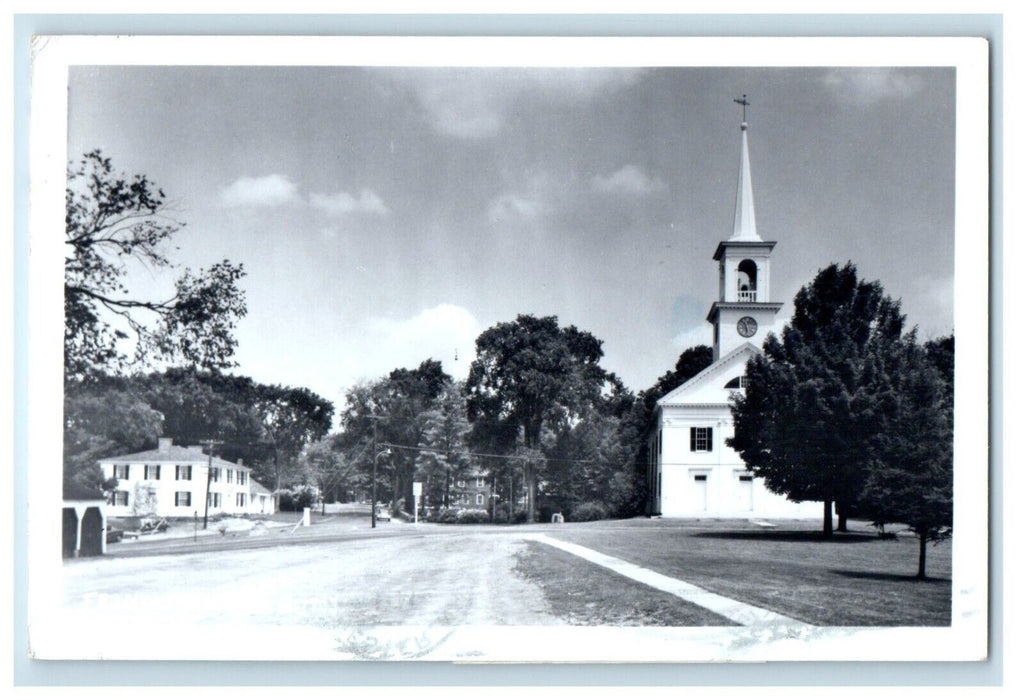 1990 Thulander Main Street Francestown New Hampshire NH RPPC Photo Postcard