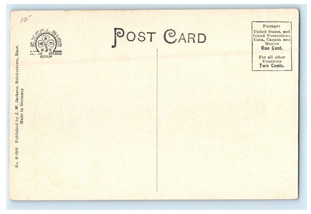 c1911 Shores Coal Kiln, Pelham, Massachusetts MA Antique Postcard