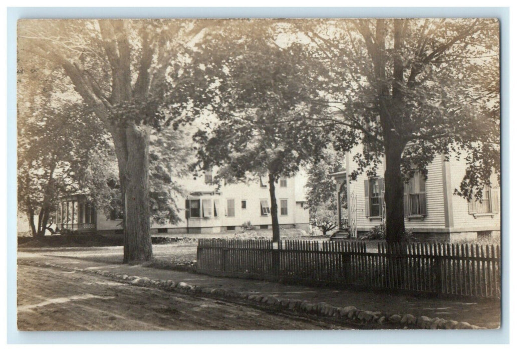 1908 Road View House Home Northampton Massachusetts MA RPPC Photo Postcard