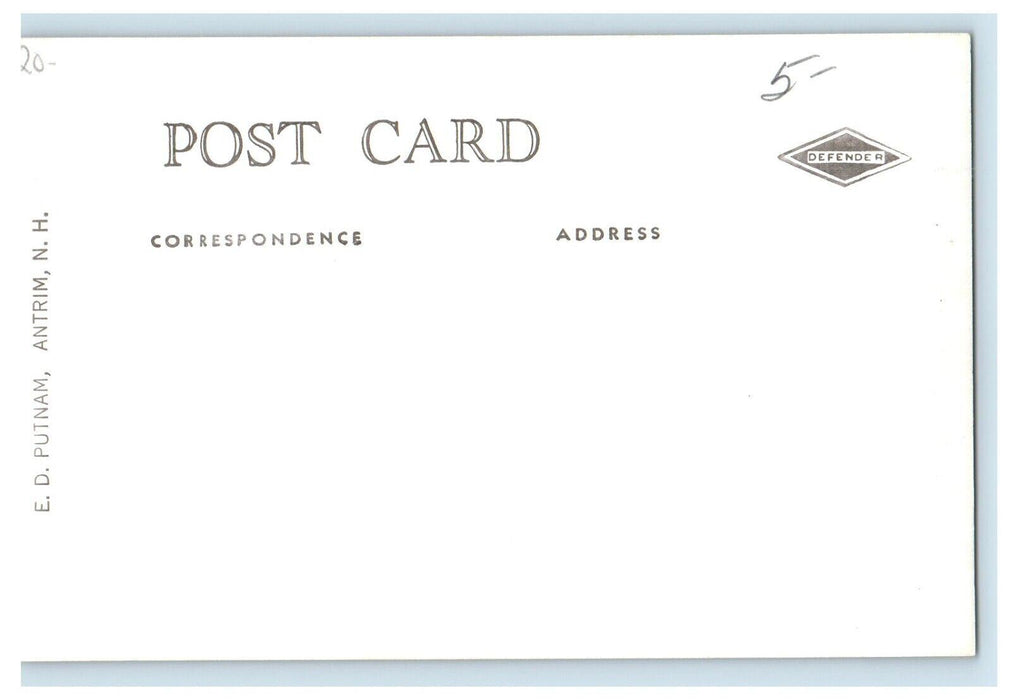 Greetings From Greenfield New Hampshire NH RPPC Photo Unposted Vintage Postcard