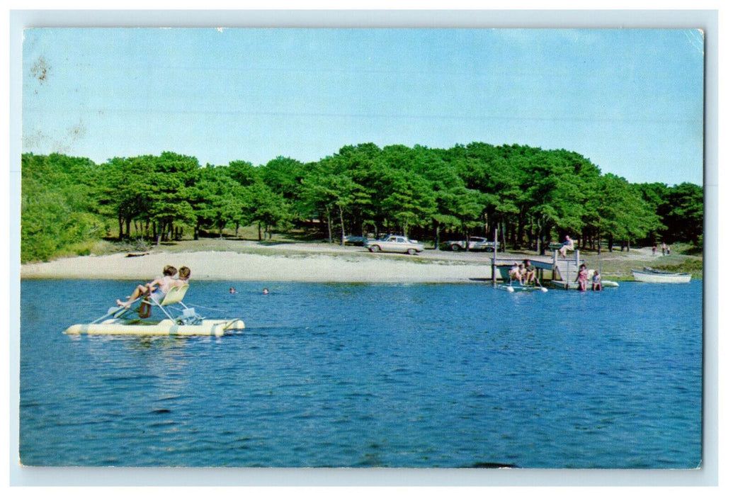 c1950s Whispering Pines Village Eastern Cape Cod Massachusetts MA Postcard