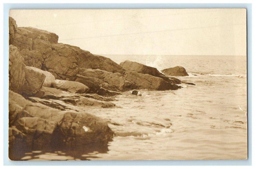 1929 Fairview Coast East Gloucester Massachusetts MA RPPC Photo Postcard