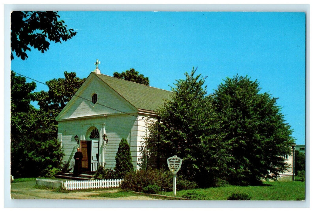 c1948 Saint Joan of Arc Catholic Church, Orleans, Massachusetts MA Postcard