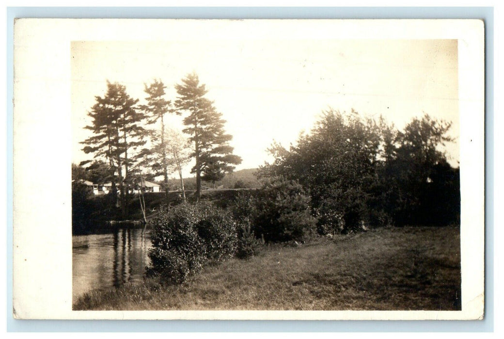 1940 House On Lake Framingham Massachusetts MA RPPC Photo Vintage Postcard