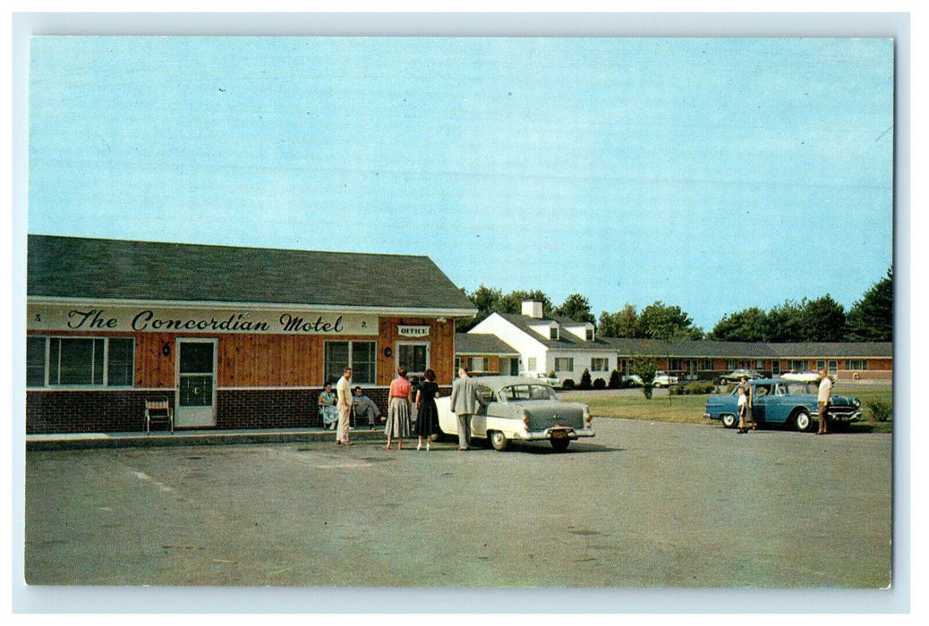 c1950s The Concordian Motel Acton Massachusetts ME Unposted Postcard