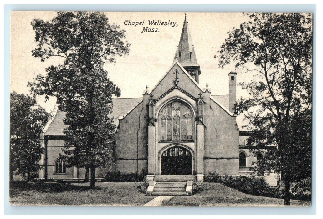 c1905 View Of Chapel Wellesley Massachusetts MA Unposted Antique Postcard