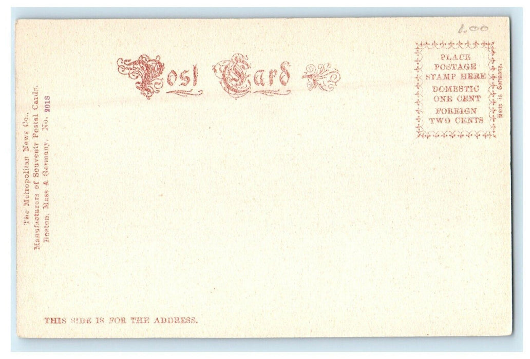 c1905 View Of Chapel Wellesley Massachusetts MA Unposted Antique Postcard
