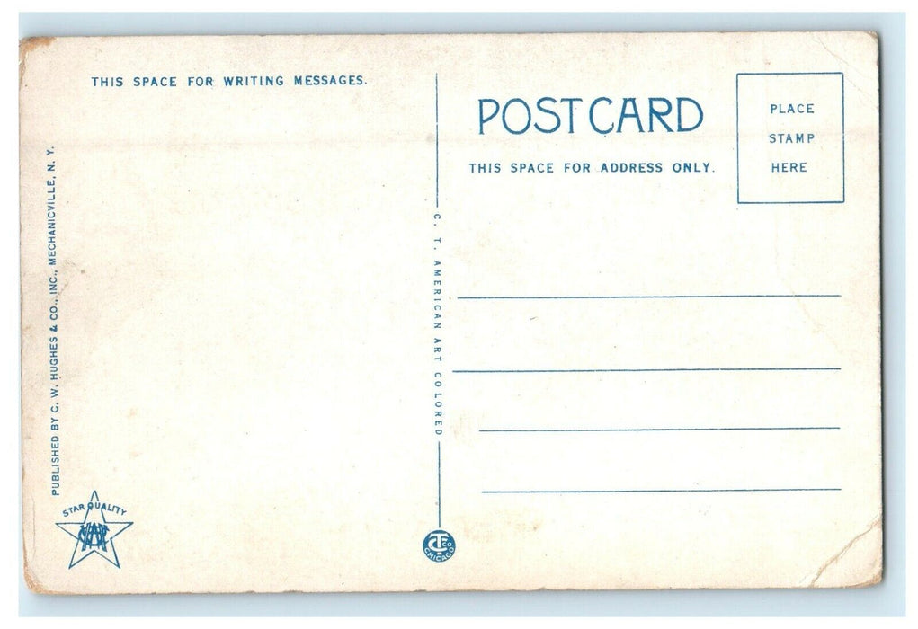 c1920's Lake Champlain At Queen City Park Burlington Vermont VT Postcard