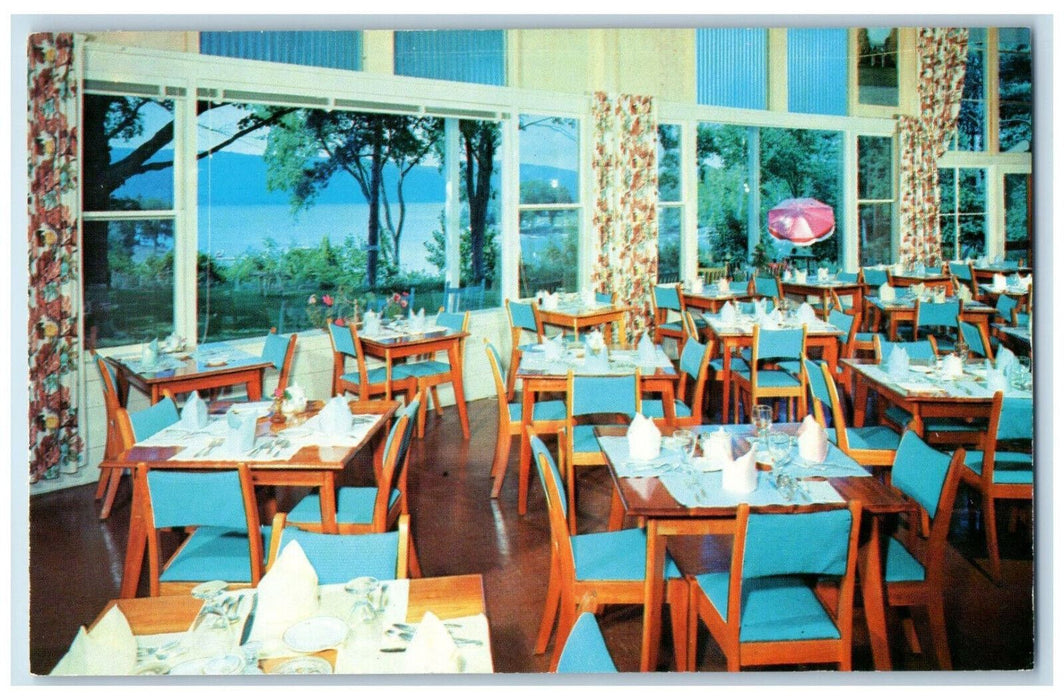 c1960s Basin Harbor Club, On Lake Champlain PO Vergennes Vermont VT Postcard