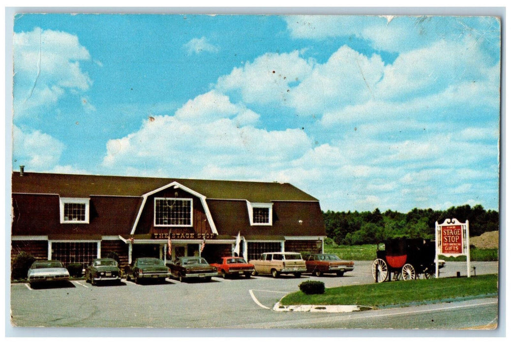 1977 The Stage Stop Great Road Acton Massachusetts MA Vintage Postcard