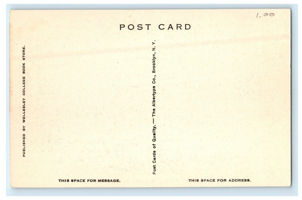 c1930's Alumnae Hall Wellesley College Building Massachusetts MA Postcard