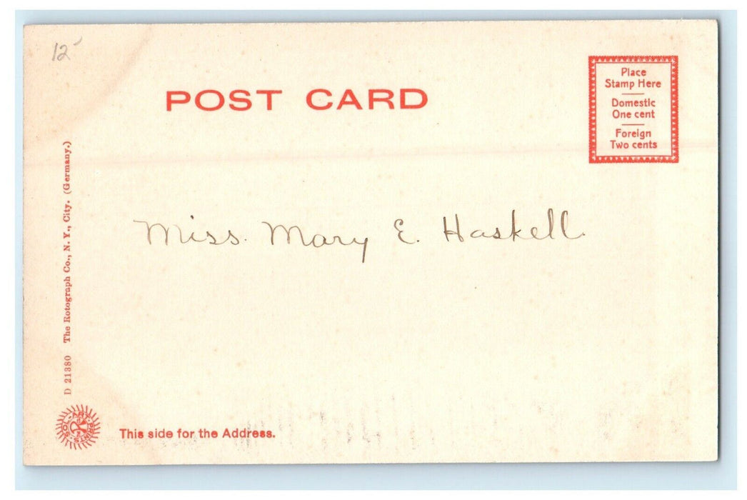 c1907 Bates Observatory, North Brookfield, Massachusetts MA Postcard