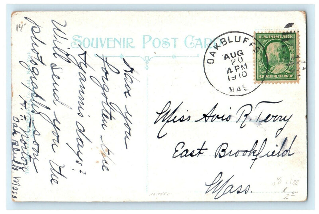 c1910 Wesley House, Oak Bluffs, Massachusetts MA Antique Posted Postcard