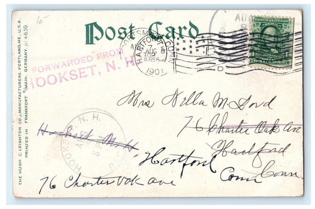 1907 General View Of the Dry Dock Portsmouth New Hampshire NH Antique Postcard