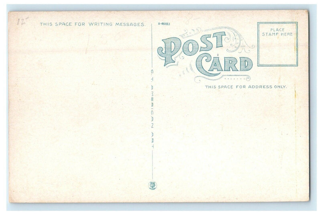 c1920's B. & M. R. R. Railroad Station Train Rochester New Hampshire NH Postcard