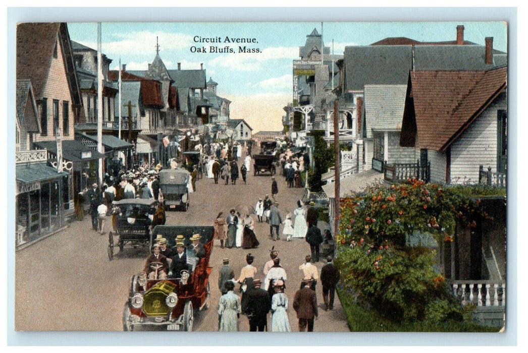 1920 Circuit Avenue, Oak Bluffs, Massachusetts MA Posted Vintage Postcard