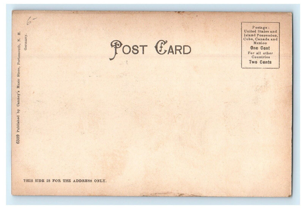 c1905 Goodwin Park Soldiers Monument Portsmouth New Hampshire NH Postcard