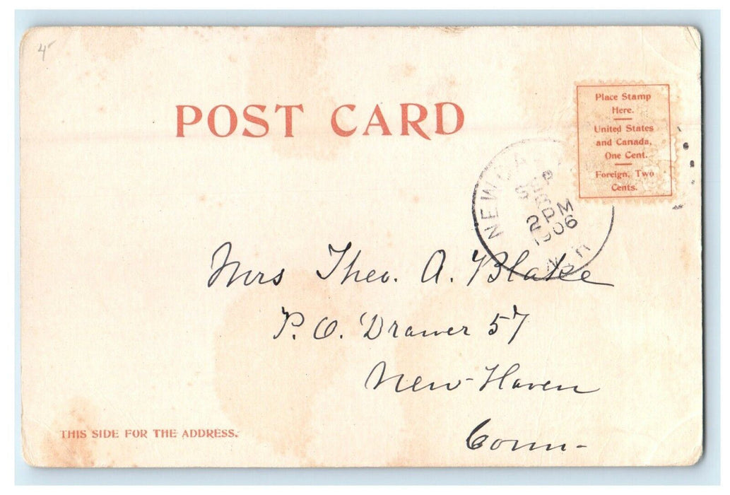 1906 St. John's Church Portsmouth New Hampshire NH Antique Postcard