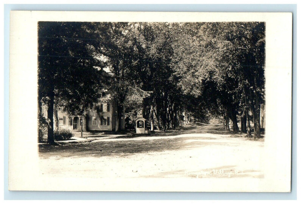 1924 Kingston Village South Road Rhode Island RI RPPC Photo Vintage Postcard