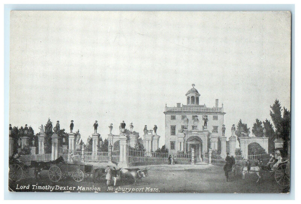 c1910 Lord Timothy Dexter Mansion Newburyport Massachusetts MA Unposted Postcard