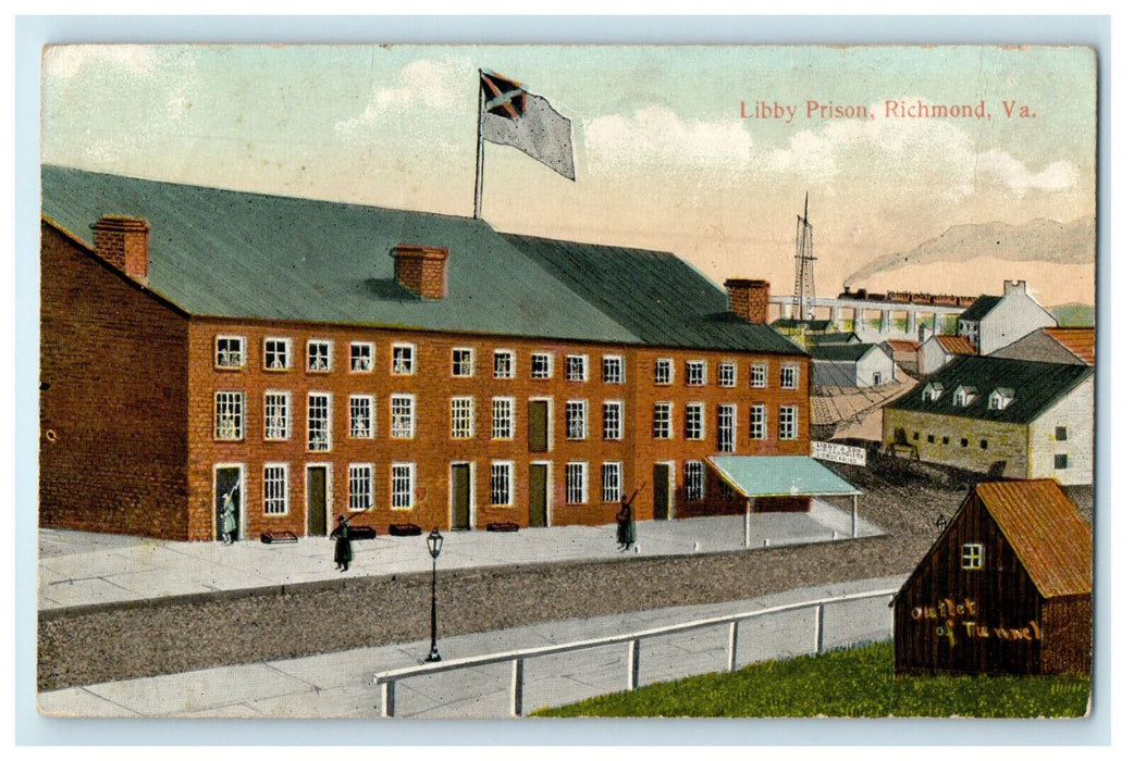 c1910s East Berlin PA Libby Prison Richmond Virginia VA Antique Posted Postcard