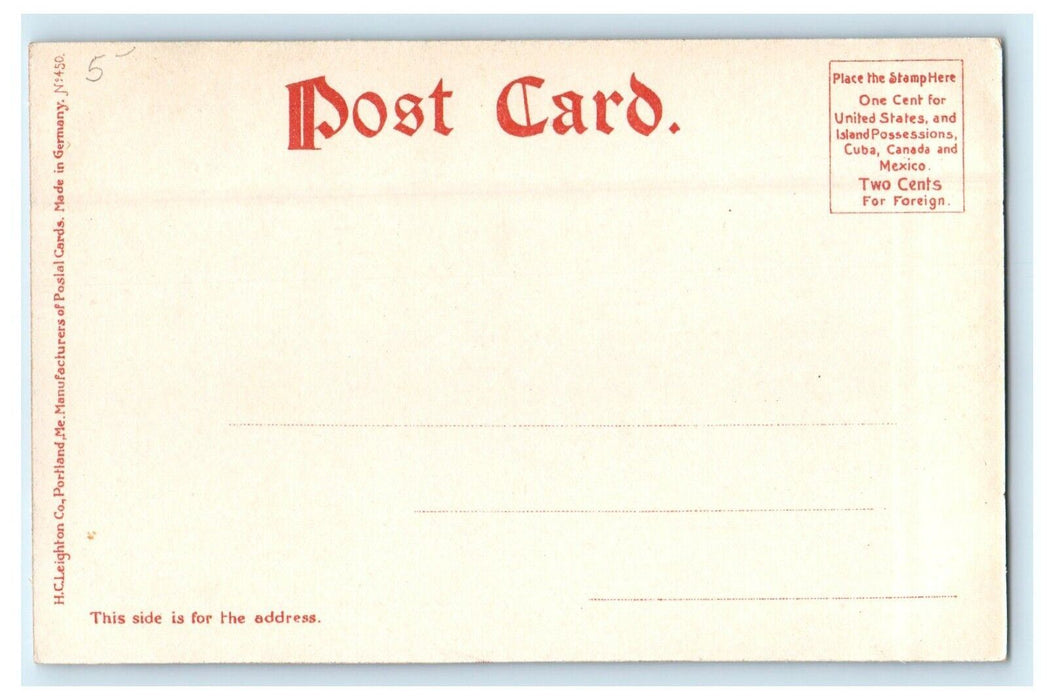 c1905 Ladd House Street View Portsmouth New Hampshire NH Antique Postcard