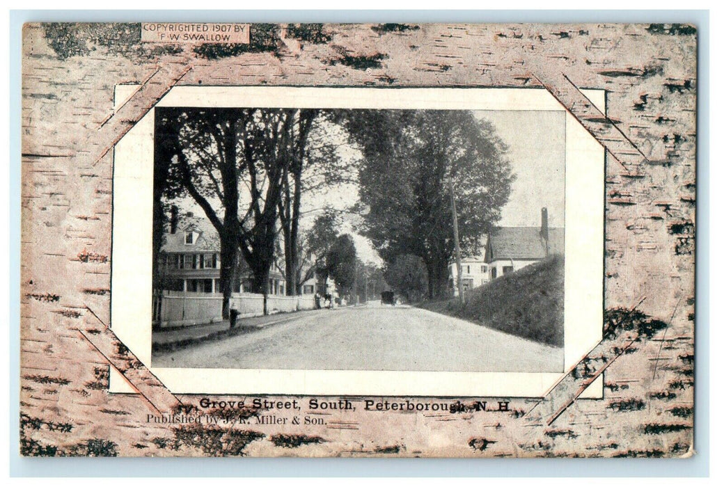 1909 Grove Street South Petersborough New Hampshire NH Antique Postcard