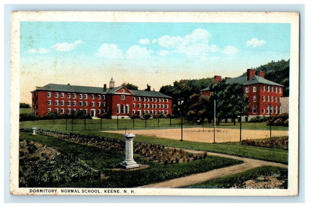 1925 Dormitory, Normal School, Keene New Hampshire NH Posted Postcard
