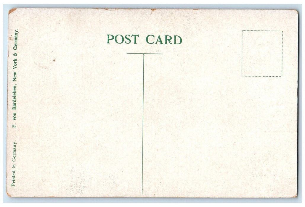 c1910's Public Library Detroit Michigan MI Unposted Antique Postcard