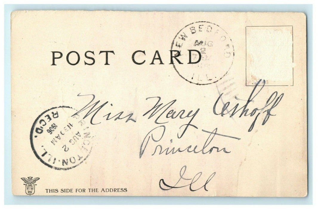 Rare Uncle Sam Huld's Puzzle Series No. 3b 1906 Patriotic Antique Postcard