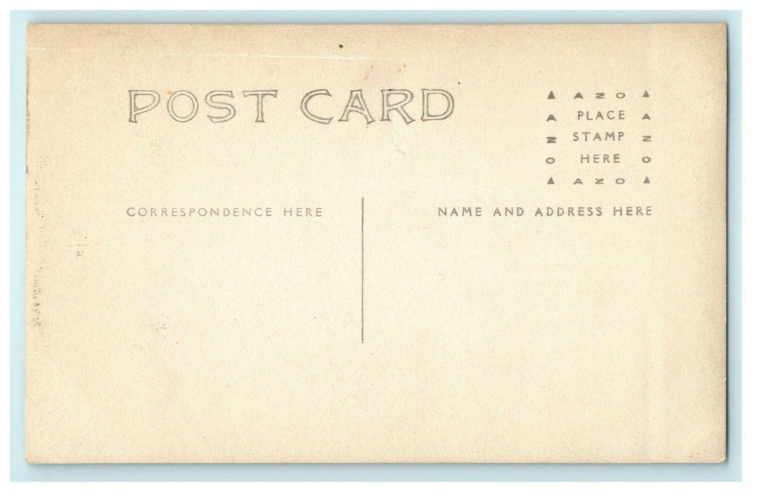 Methodist Church Illinois RPPC Photo c1910 Antique Vintage Postcard