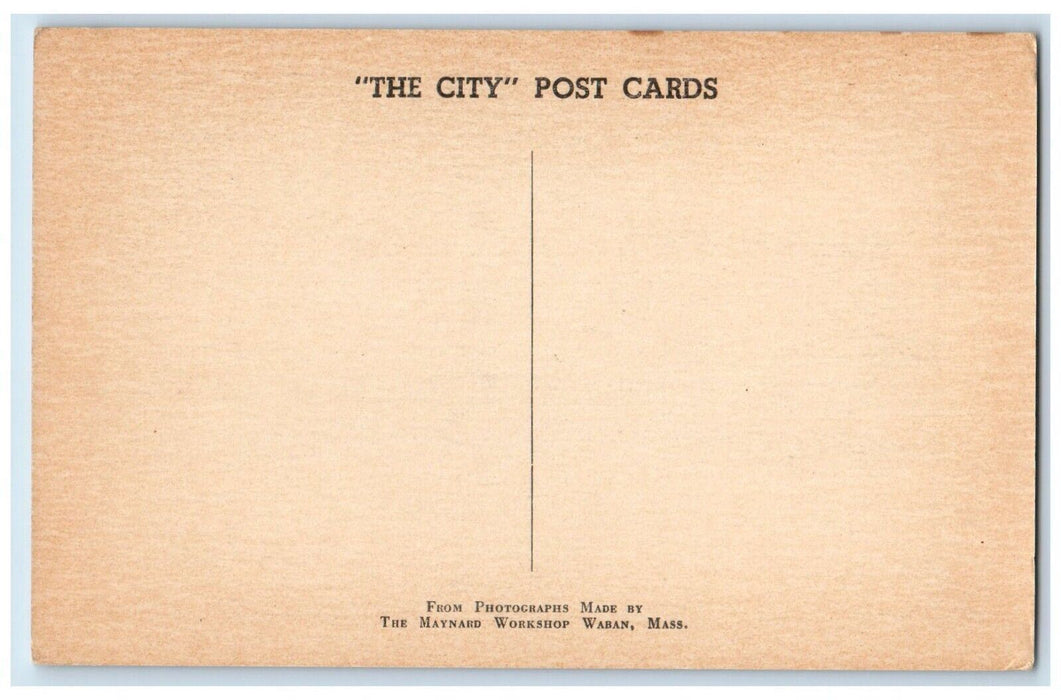 c1930's Williston Memorial Library College Mount Holyoke Massachusetts Postcard