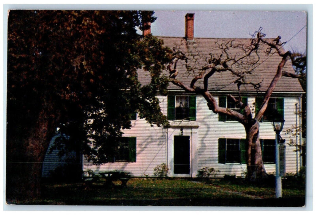 c1960's Sturgis Library Cape Cod Massachusetts MA Unposted Postcard