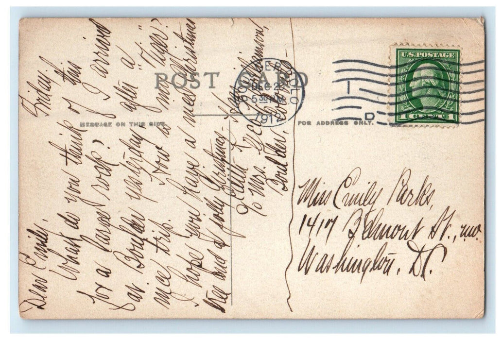 1912 The Royal Arch Near Chautauqua Grounds Boulder Colorado CO Antique Postcard
