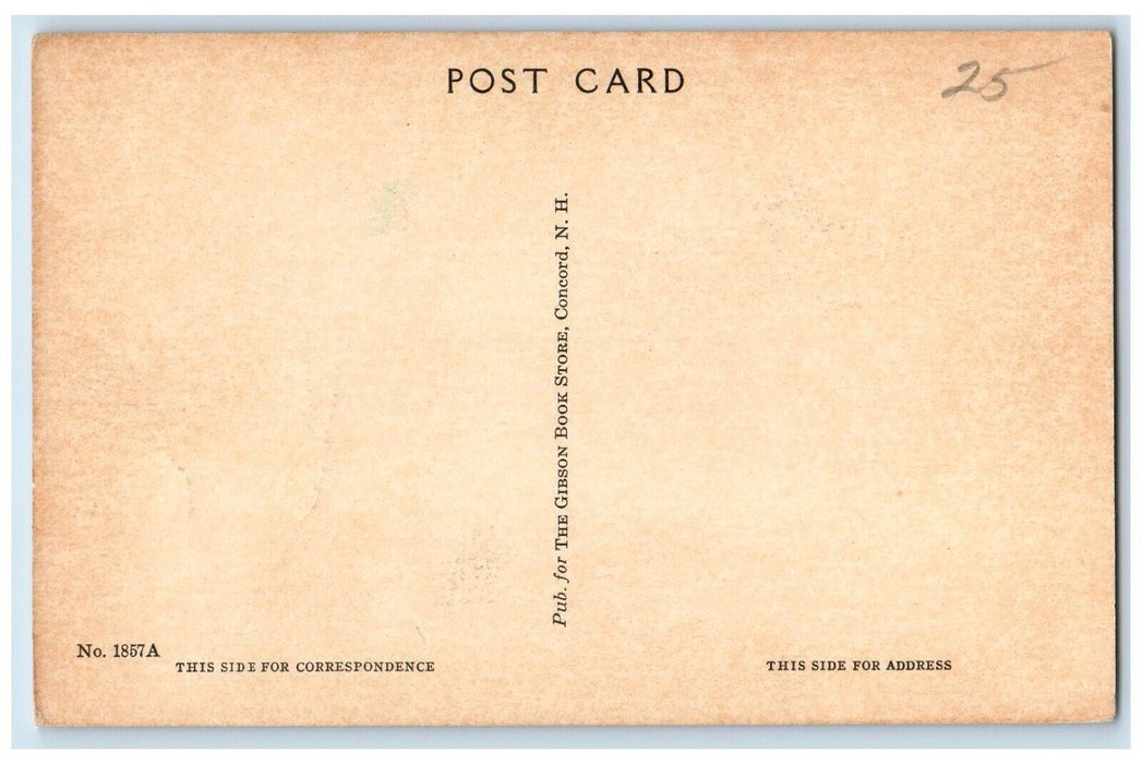 c1930's Sheldon Library St Paul School Concord New Hampshire NH Postcard