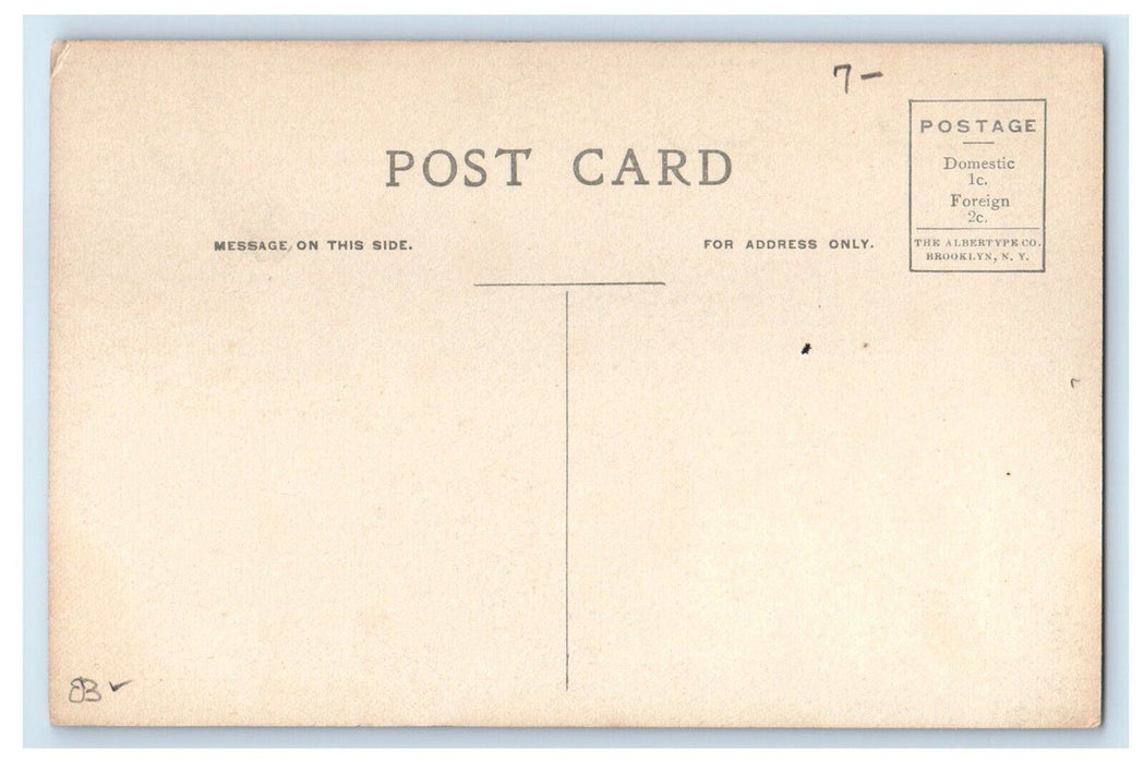 c1910's Public School Building Watervliet Michigan MI Unposted Antique Postcard