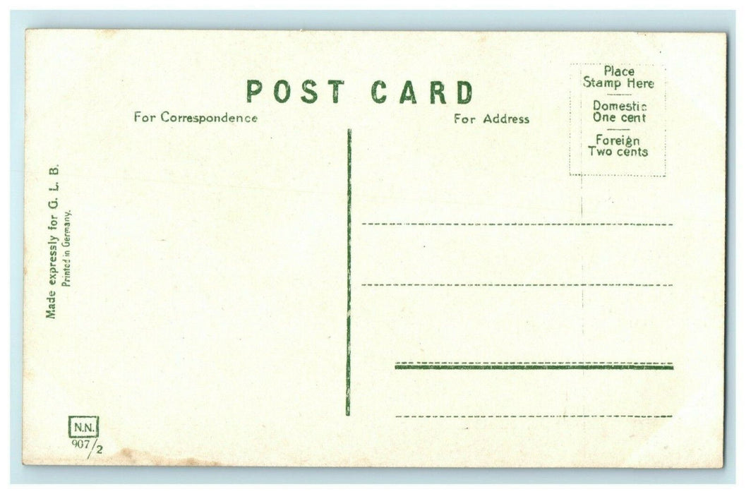 Lake Starker Crapo Park - Burlington Iowa c1910 Unused Antique Postcard