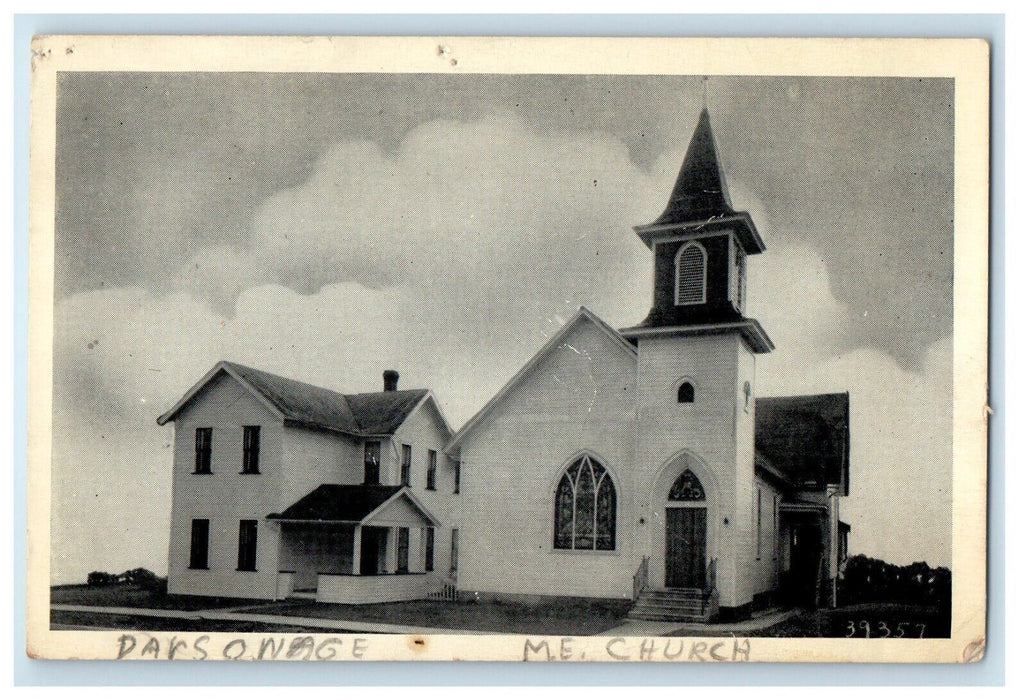 Clarendon Tiona Methodist Parish Advertising Clarendon Pennsylvania PA Postcard