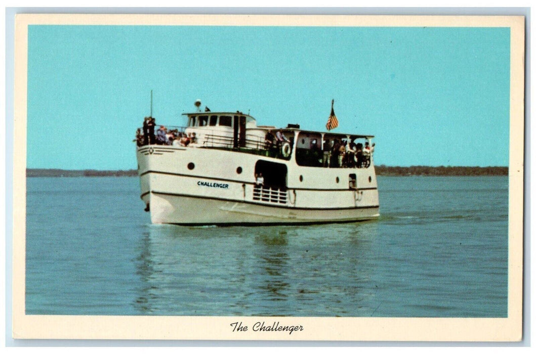 c1960s Challenger Passenger Ferry Boat Neuman Boat Line Vintage Ohio OH Postcard