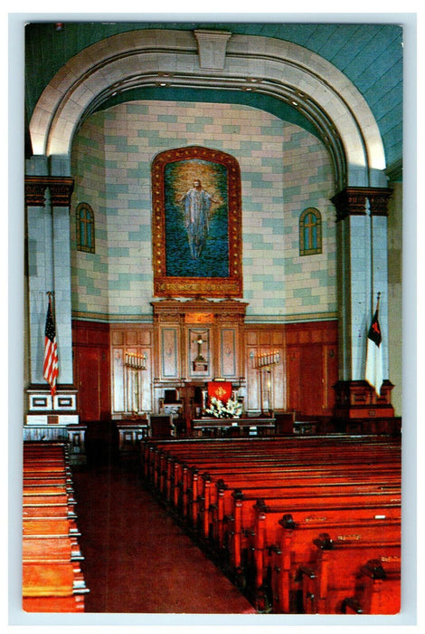 c1960s Interior of Second Presbyterian Church, Amsterdam, New York NY Postcard