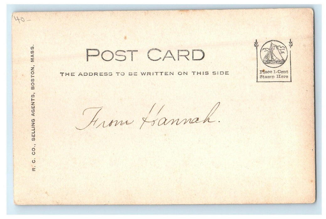 c1905 State Armory Pawtucket Rhode Island RI RPPC Photo Antique Postcard