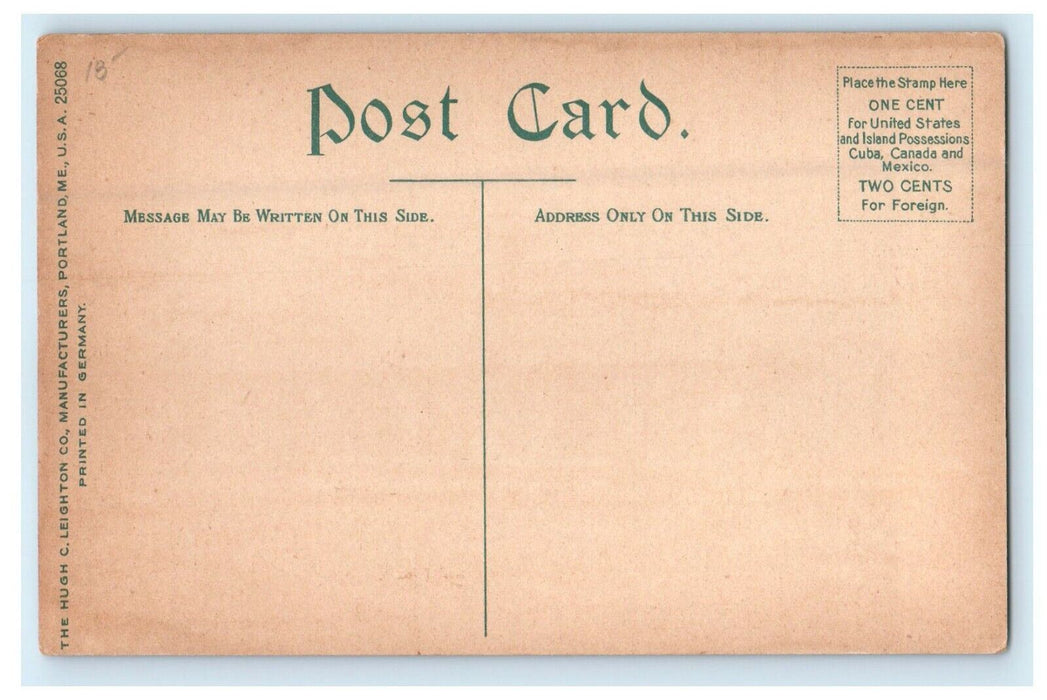 c1910's Newport NH, Passenger Station B & M. R. R. Railroad Antique Postcard