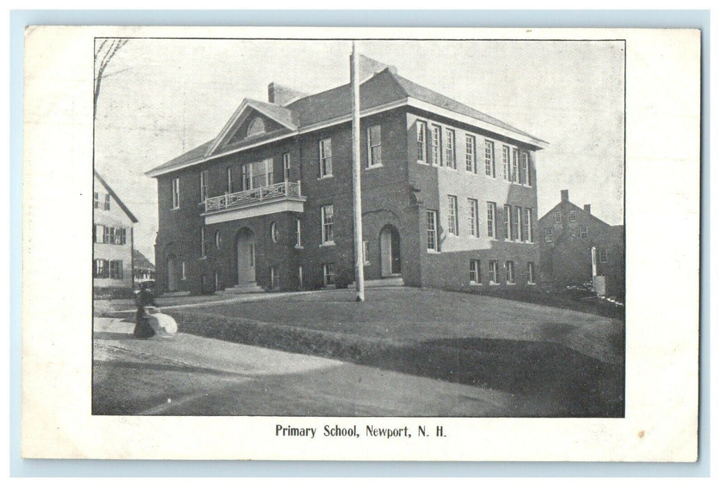 c1905 Primary School Newport New Hampshire NH Unposted Antique Postcard