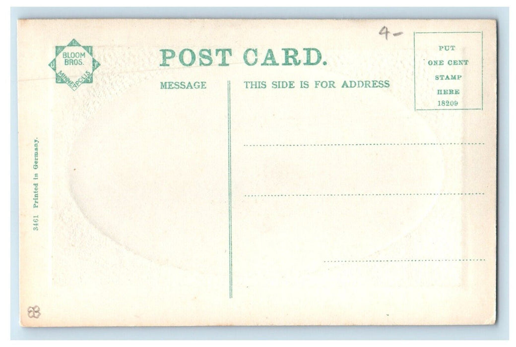 c1910's High School Building Campus Millbank South Dakota SD Antique Postcard