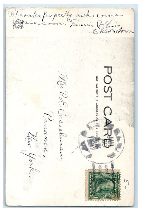 1907 Wells Abbott Nieman Co. Mill Schuyler Nebraska NE Posted Antique Postcard