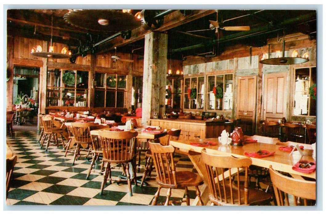 c1910s Old Red Mill Restaurant Tavern Dining Room Wilmington Vermont VT Postcard