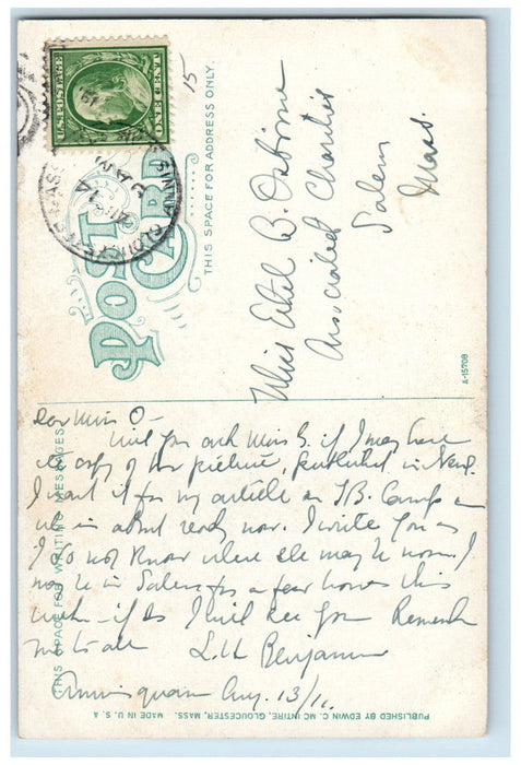 c1910 Mother Ann Eastern Point Gloucester Massachusetts MA Antique Postcard