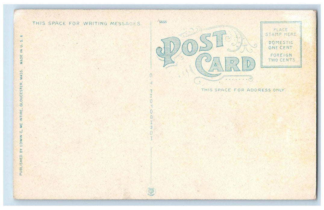 c1910 Wood House, The Hermitage Gloucester Massachusetts MA Antique Postcard