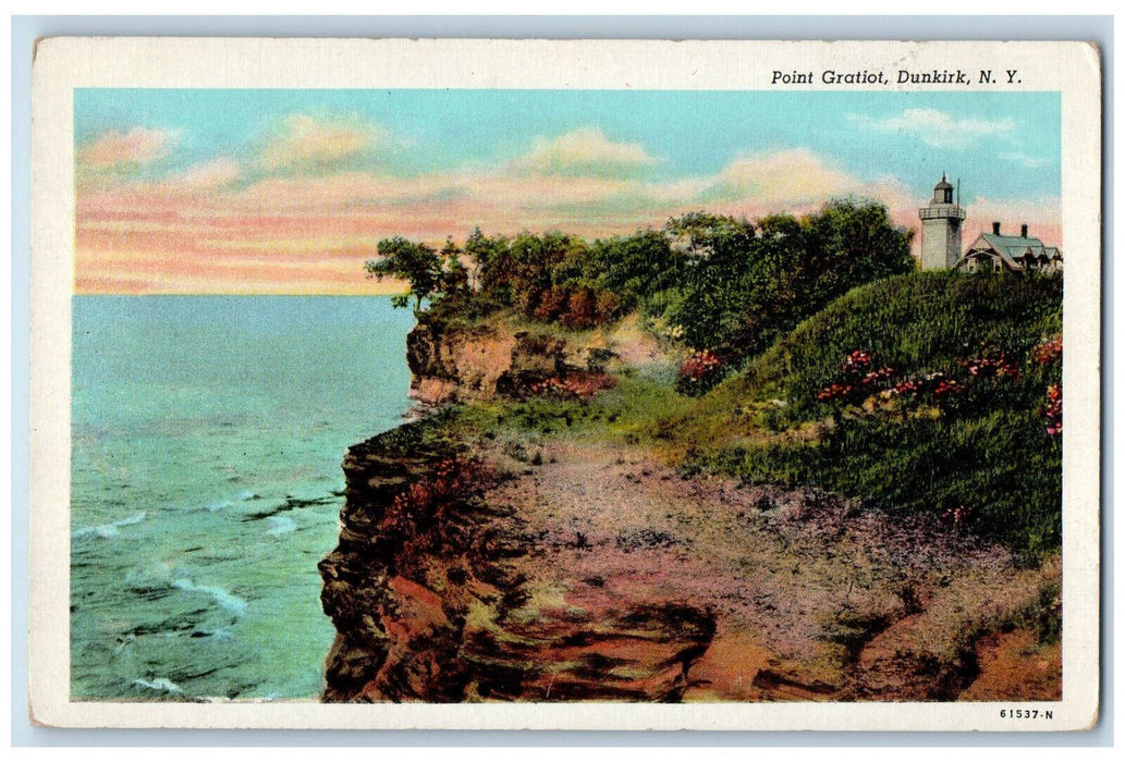 c1920's Point Gratiot, Dunkirk NY Unposted Mc Clenathan Printery Postcard