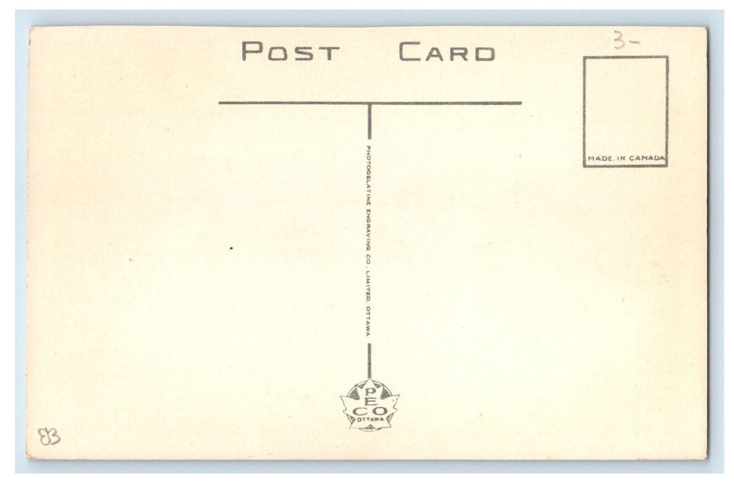 c1940's Fifth Street Bridge, Chatham Ontario Canada Unposted Postcard